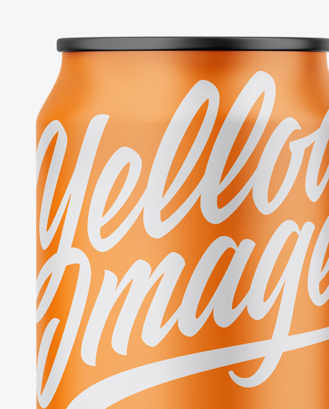 Matte Can Mockup PSD #1
