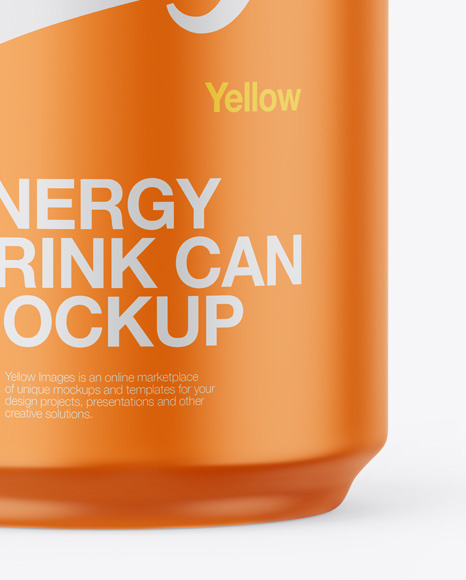 Matte Can Mockup PSD #6