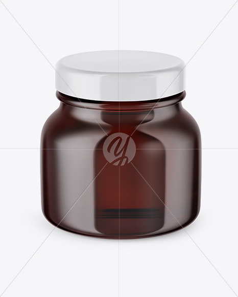 Download Amber Cosmetic Jar Mockup High Angle Shot In Jar Mockups On Yellow Images Object Mockups Yellowimages Mockups