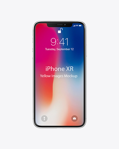 Download Apple Iphone Xr Mockup In Device Mockups On Yellow Images Object Mockups PSD Mockup Templates