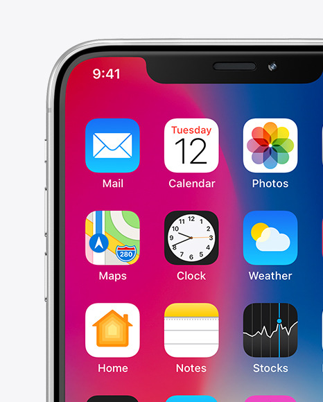 Apple Iphone Xr Mockup In Device Mockups On Yellow Images Object Mockups