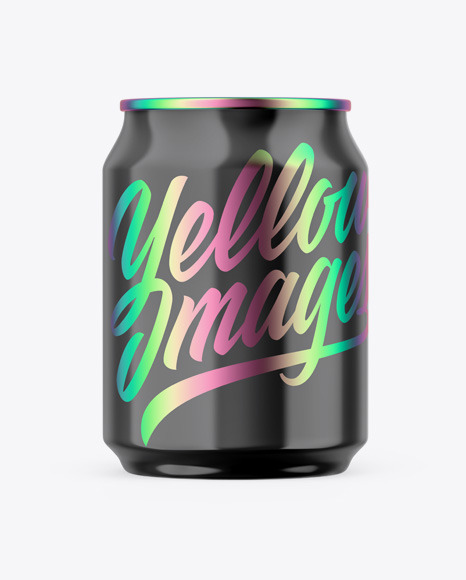 Glossy Can Mockup PSD #2