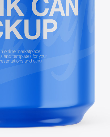 Glossy Can Mockup PSD #6