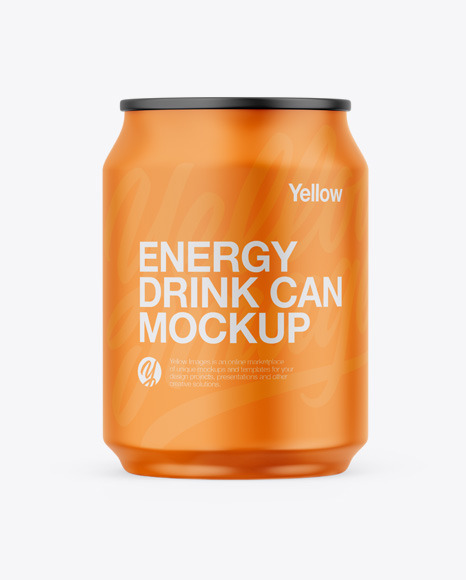 Matte Can Mockup