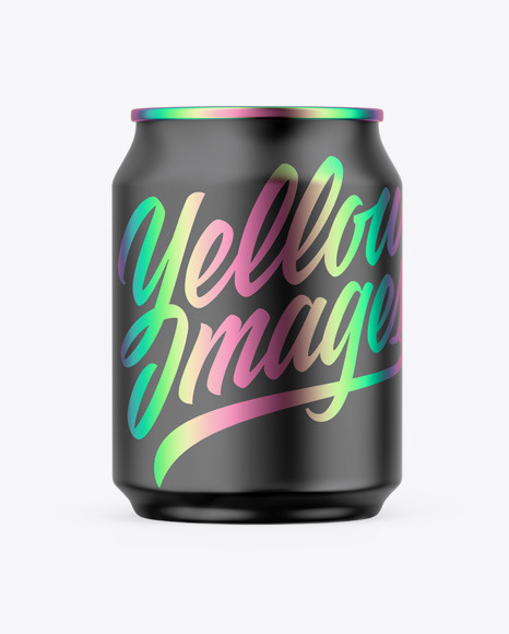 Matte Can Mockup PSD #2