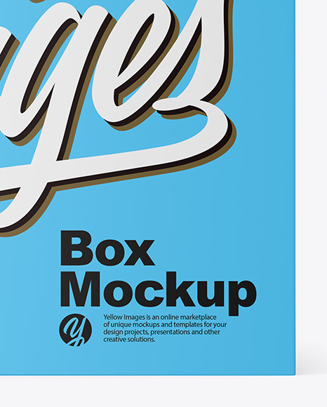 Paper Box Mockup PSD #1
