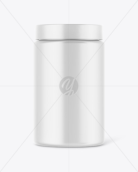 Download Matte Protein Jar Mockup In Jar Mockups On Yellow Images Object Mockups PSD Mockup Templates