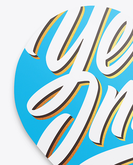 Heart Shaped Card Mockup PSD #7