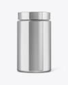 Metallic Protein Jar Mockup