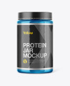 Metallic Protein Jar Mockup