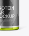 Metallic Protein Jar Mockup