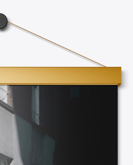 Metallic Picture Frame Mockup PSD #6