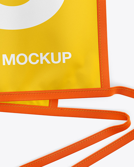 Start Number Bib Mockup In Apparel Mockups On Yellow Images Object Mockups