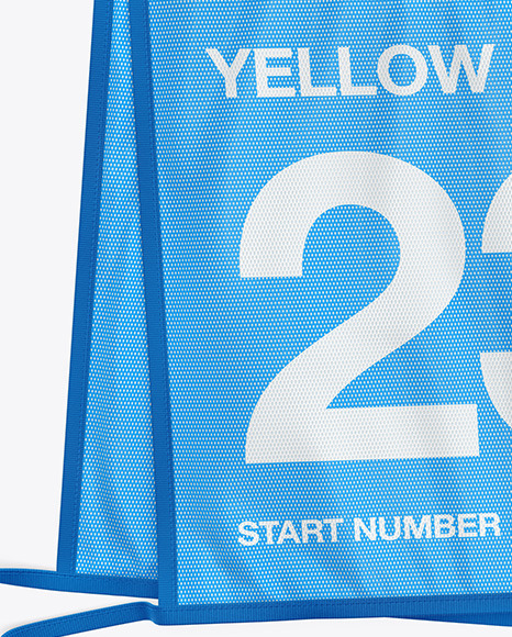 Download Start Number Bib Mockup In Apparel Mockups On Yellow Images Object Mockups