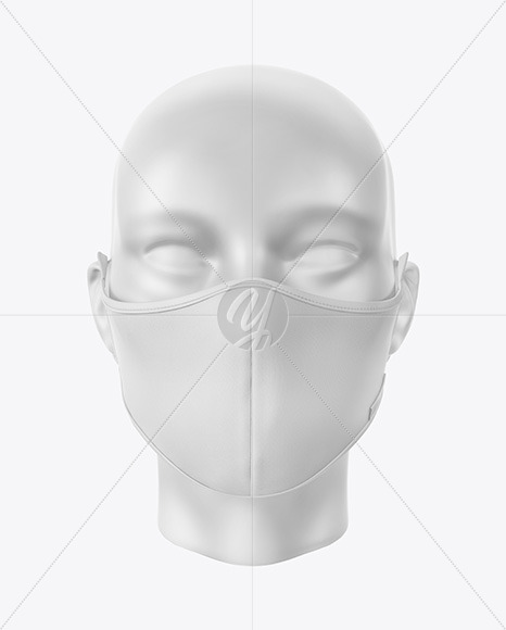 Download Face Mask Mockup In Apparel Mockups On Yellow Images Object Mockups Yellowimages Mockups