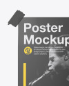 Textured Poster w/ Tape Mockup