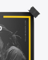 Textured Poster w/ Tape Mockup