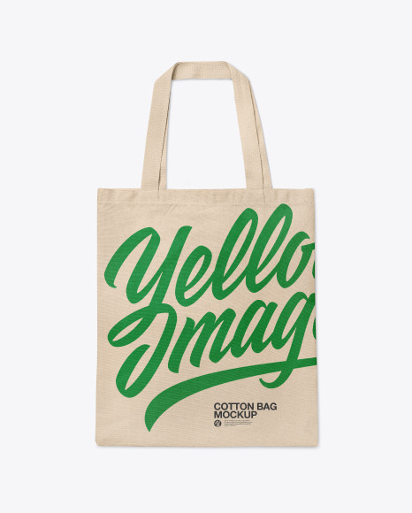 Cotton Bag Mockup In Apparel Mockups On Yellow Images Object Mockups