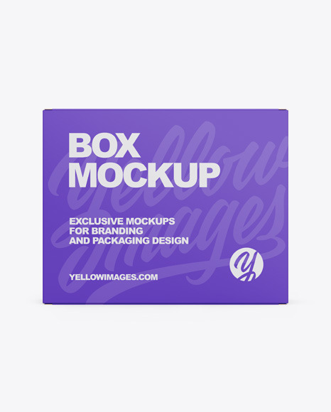 Download Paper Box Mockup In Box Mockups On Yellow Images Object Mockups