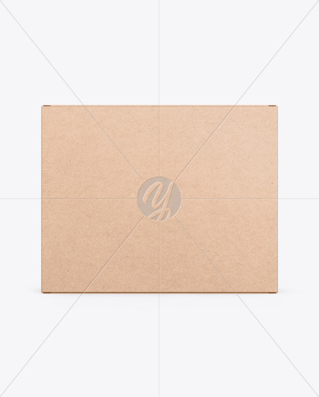 Download Kraft Box Mockup In Box Mockups On Yellow Images Object Mockups