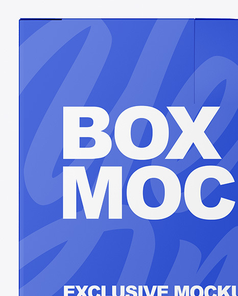 Paper Box Mockup PSD #2