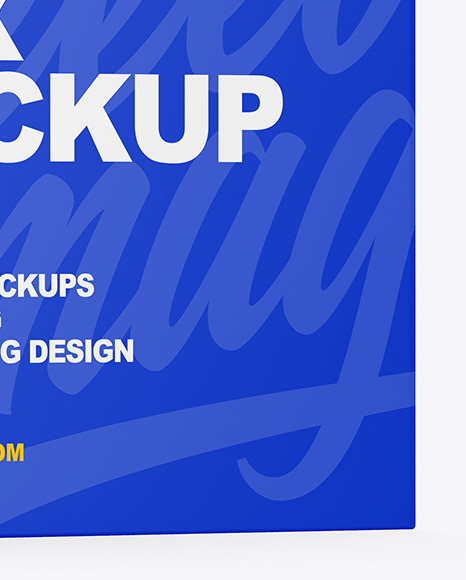 Paper Box Mockup PSD #1