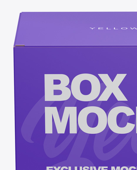Paper Box Mockup PSD #6