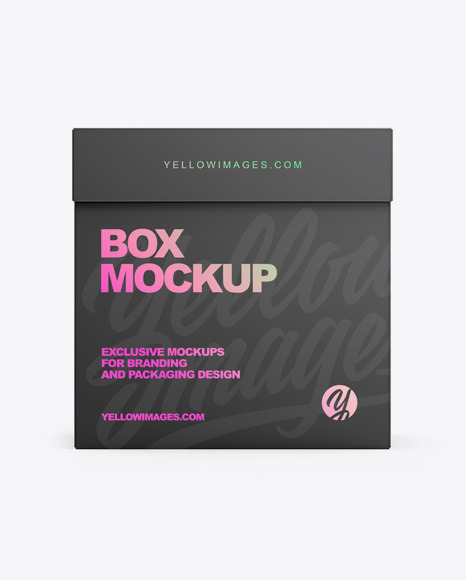 Paper Box Mockup PSD #4