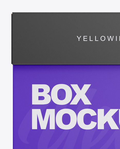 Paper Box Mockup PSD #5