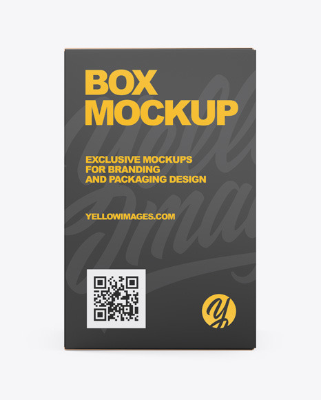 Download Paper Box Mockup In Box Mockups On Yellow Images Object Mockups PSD Mockup Templates