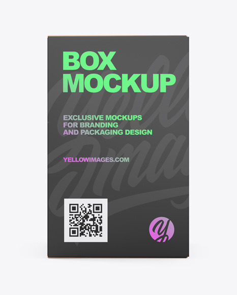 Paper Box Mockup In Box Mockups On Yellow Images Object Mockups