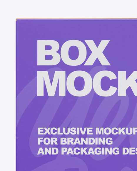 Paper Box Mockup PSD #5