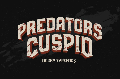 Predators Cuspid font
