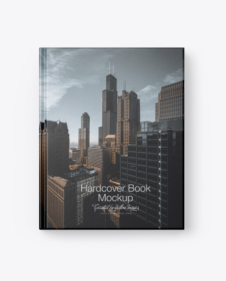 Hardcover Book w  Textured Cover Mockup PSD #2