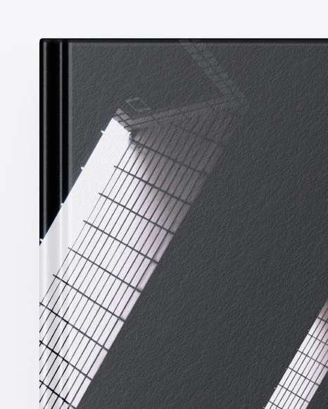 Hardcover Book w  Textured Cover Mockup PSD #1