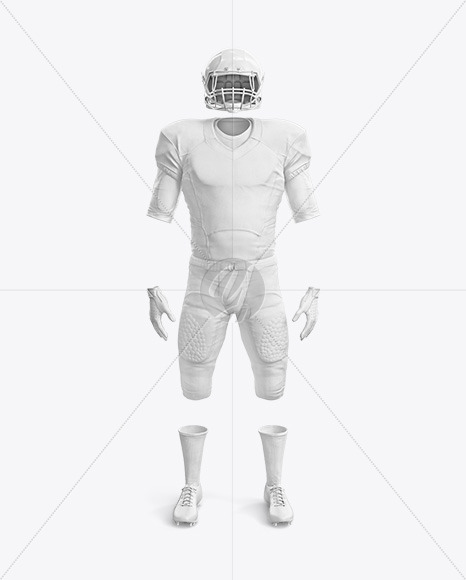 Download American Football Mockup Front View In Apparel Mockups On Yellow Images Object Mockups Yellowimages Mockups