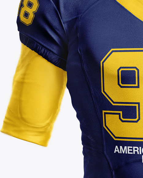 Download American Football Mockup - Front View in Apparel Mockups ...