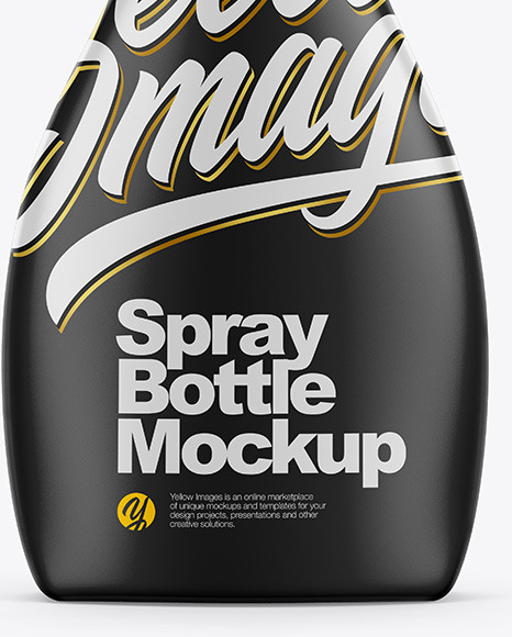 Download Matte Spray Bottle Mockup In Bottle Mockups On Yellow Images Object Mockups PSD Mockup Templates