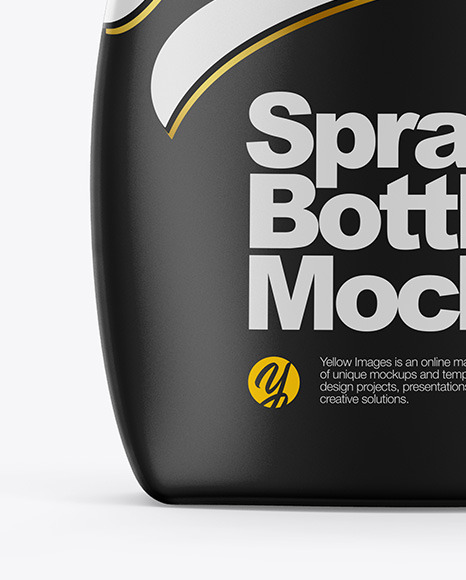 Download Matte Spray Bottle Mockup In Bottle Mockups On Yellow Images Object Mockups PSD Mockup Templates