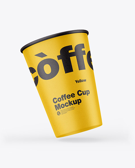 Kraft Coffee Cup Mockup PSD #3