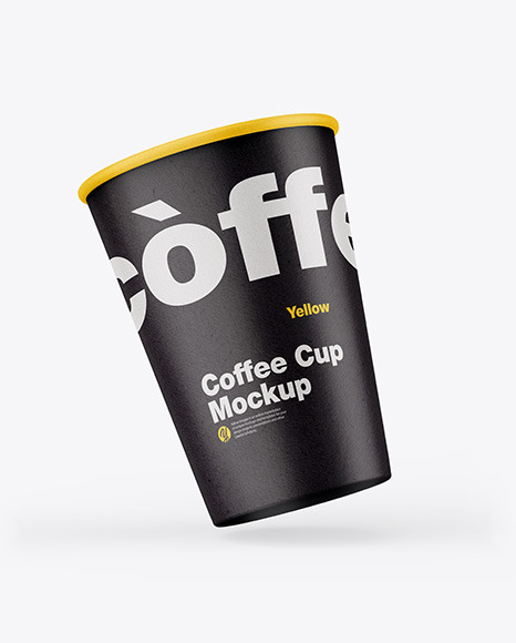 Kraft Coffee Cup Mockup PSD #4