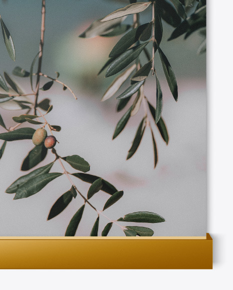 Metallic Picture Frame Mockup PSD #5