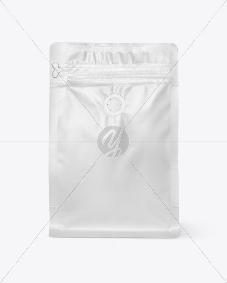 Matte Coffee Bag Mockup In Bag Sack Mockups On Yellow Images Object Mockups