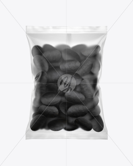 Download Matte Bag With Black Potato Chips Mockup In Bag Sack Mockups On Yellow Images Object Mockups