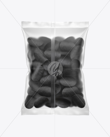 Download Matte Bag With Black Potato Chips Mockup In Bag Sack Mockups On Yellow Images Object Mockups PSD Mockup Templates