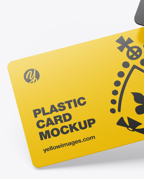 Plastic Cards Mockup PSD #2