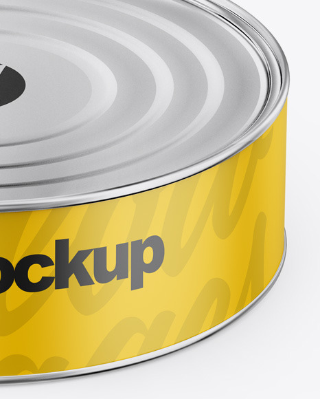 Download Metallic Can Matte Label Mockup Free Mockups Psd Template Design Assets