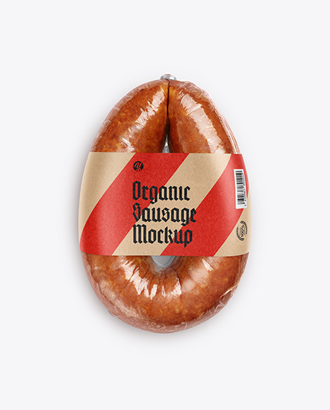 Krakowska Sausage Mockup PSD #5