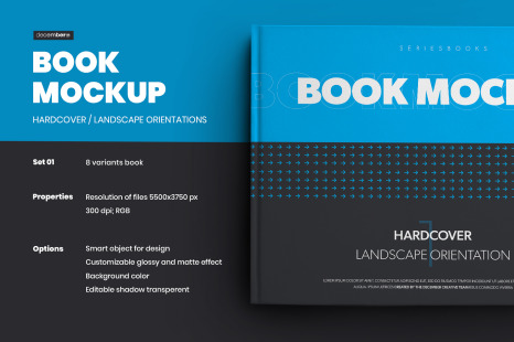 Download Psd Book Mockup Hardcover Yellowimages