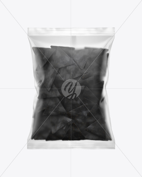 Download Frosted Bag With Black Nachos Mockup In Bag Sack Mockups On Yellow Images Object Mockups Yellowimages Mockups